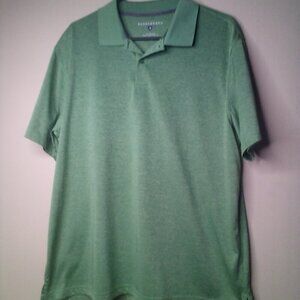 Saddlebred Polo Shirt Men L Short Sleeve Golf Green
